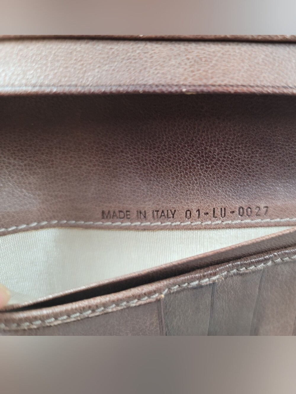 Dior Vintage Wallet Brown, Leather - Picture 8 of 11